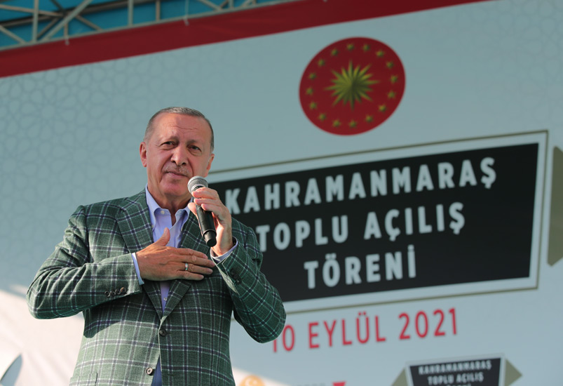 Cumhurbaşkanı Erdoğan, Kahramanmaraş’ta toplu açılış töreninde konuştu