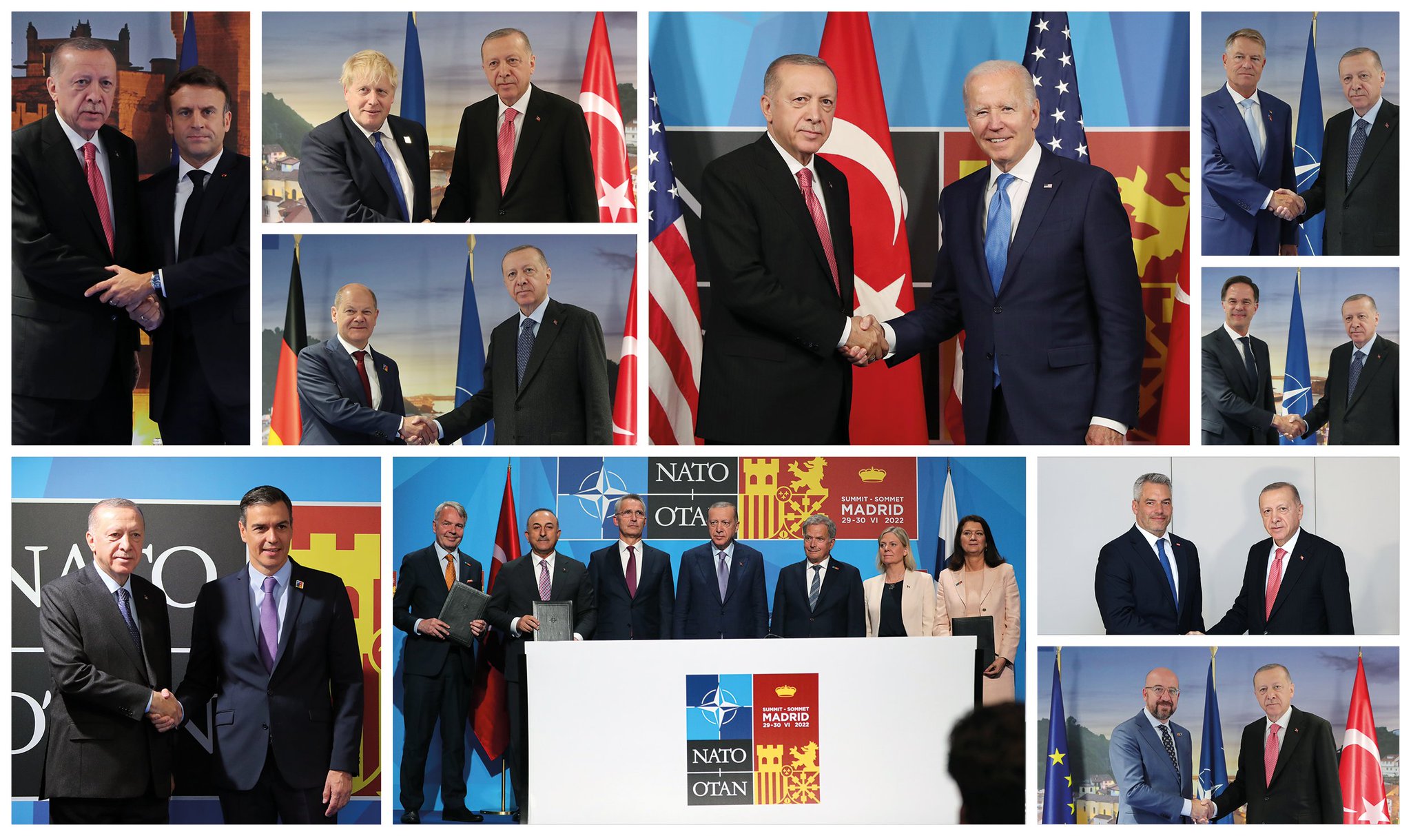 Cumhurbaşkanı Erdoğan’ın NATO Temasları